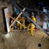 Bomberos de Tijuana recuperan cuerpo de trabajador atrapado en una obra en construcción